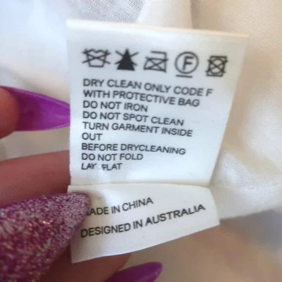 Zimmermann Billows Smocked Mini Dress White Floral Print Linen-Silk Size 1 - Picture 8 of 8